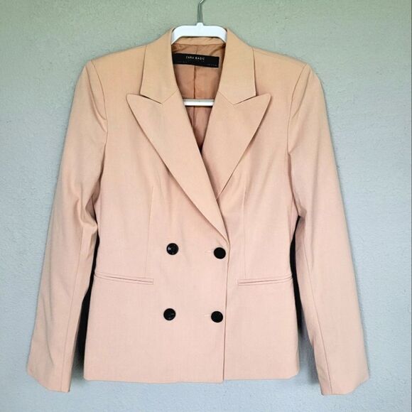 FINAL SALE🌷Zara Double breasted blazer Size 4 - Picture 4 of 15